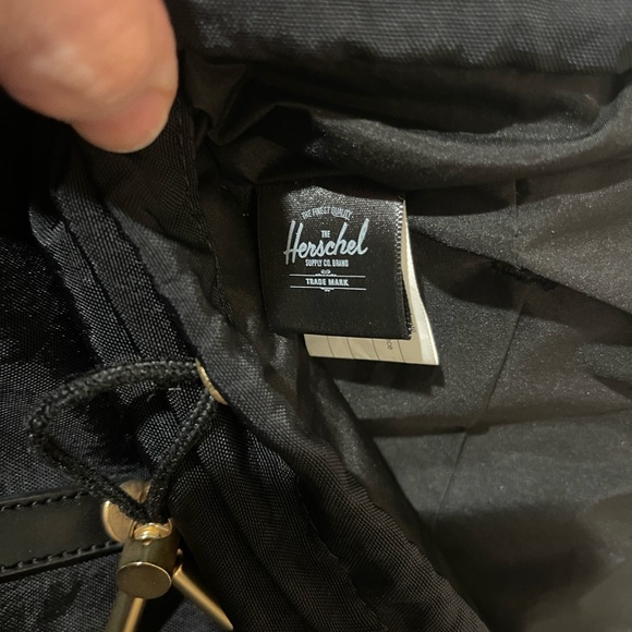 Herschel Supply Company Black Backpack with Gold Buckles main image 9